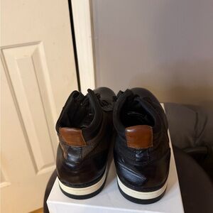 Sonoma Men's Black and Brown Casual Sneakers